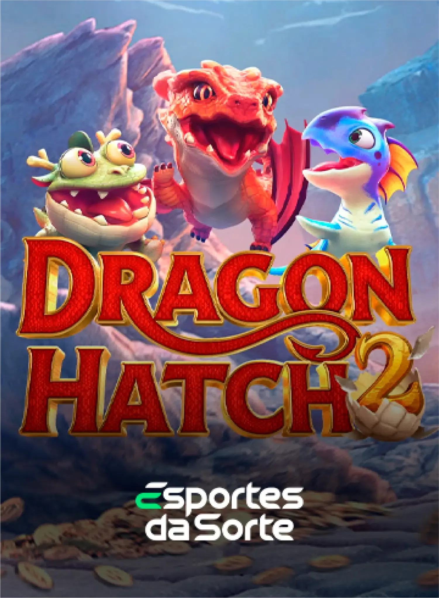 Slot Dragon Hatch com dragão ativado e cascata de combos no Esportes da Sorte