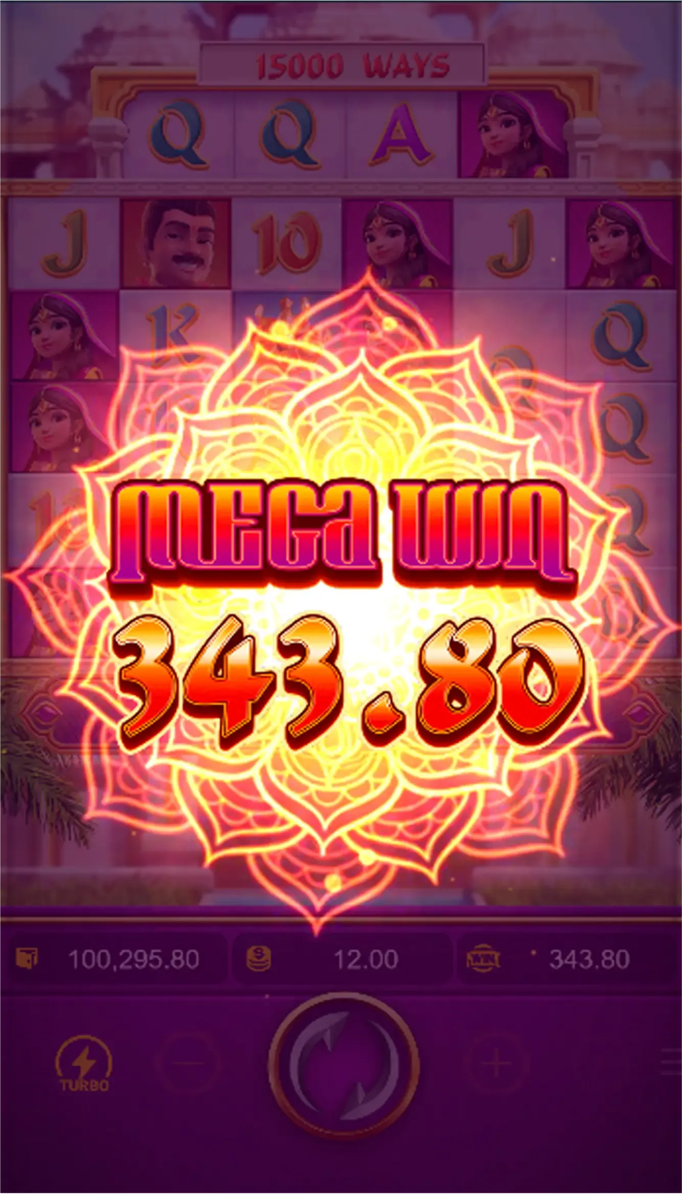 Slot Ganesha Fortune com multiplicador ativado e rodada bônus no Esportes da Sorte